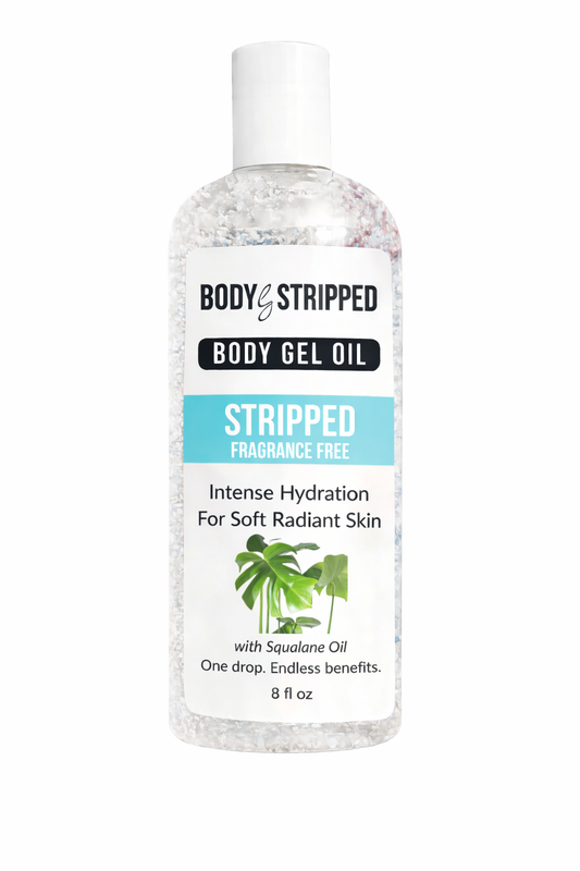 Stripped Fragrance Free Body Gel Oil