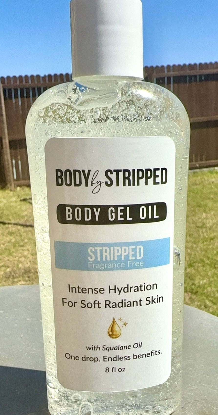 Stripped Fragrance Free Hydrating Body Oil ( High Gloss Skin Finish)