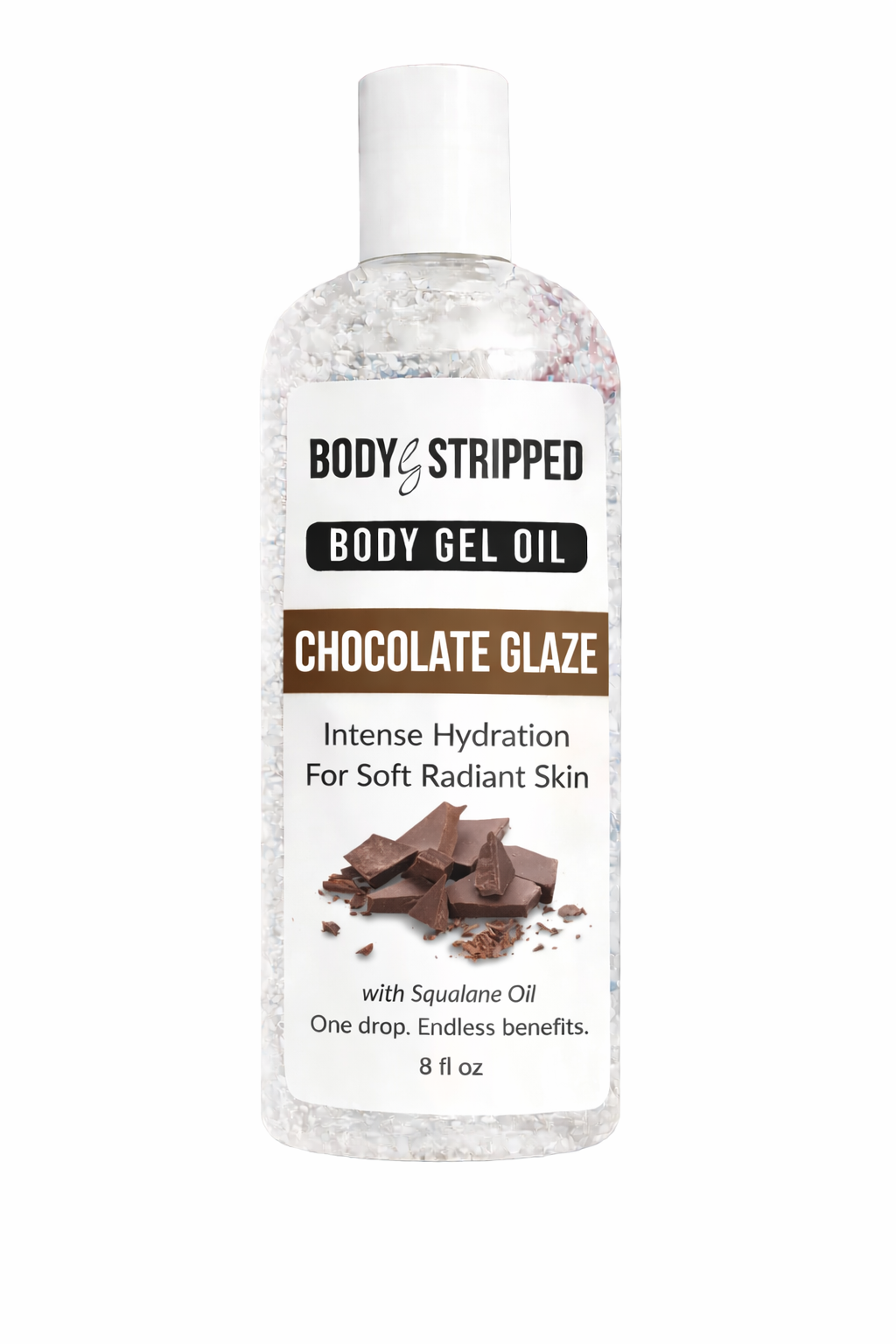 Chocolate Body Oil in Bottle 