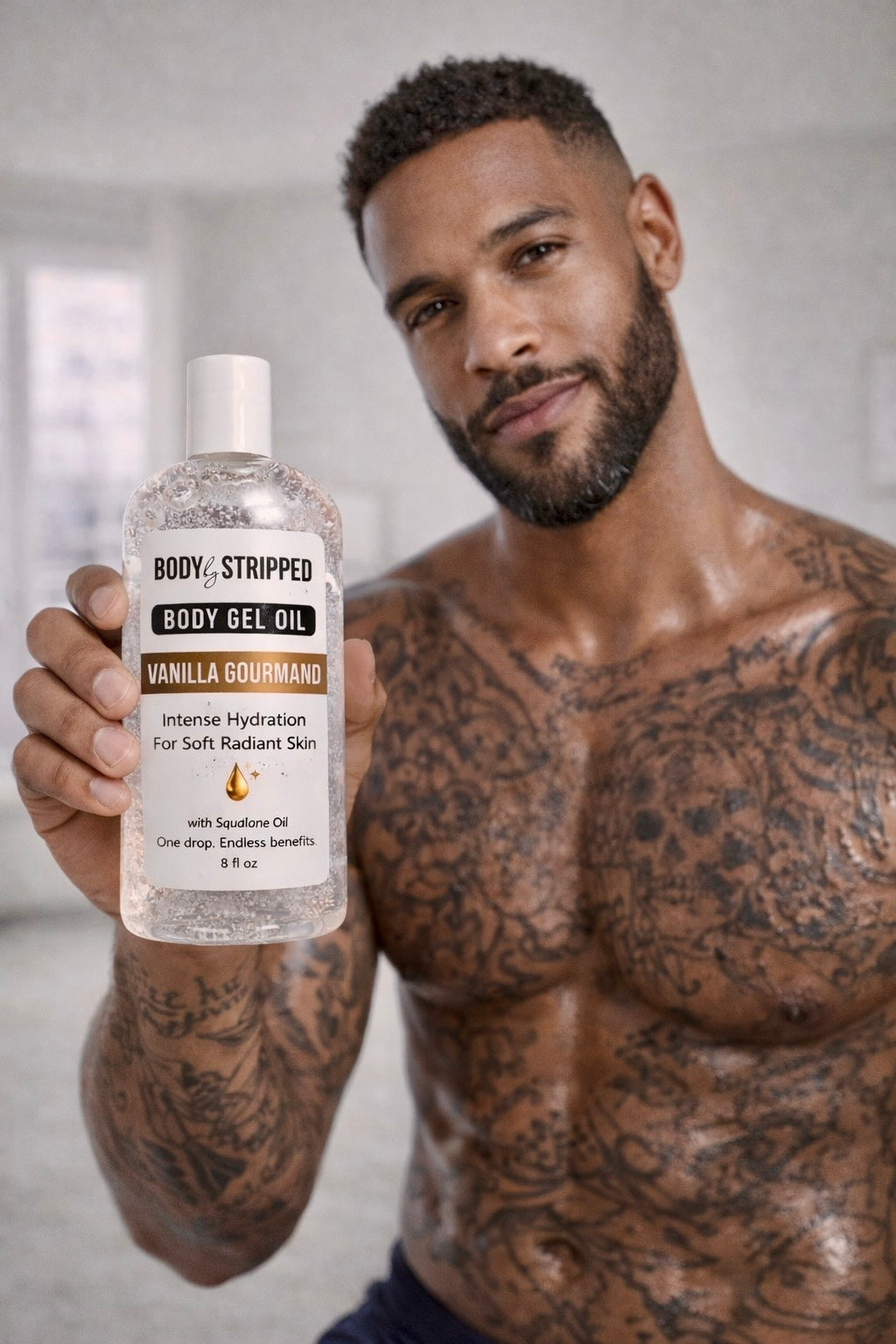 Vanilla Gourmand Hydrating Body Oil (fast absorbing gel formula)