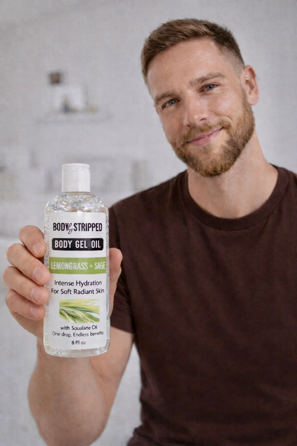 Lemongrass and Sage Hydrating Body Oil (fast absorbing Gel formula)