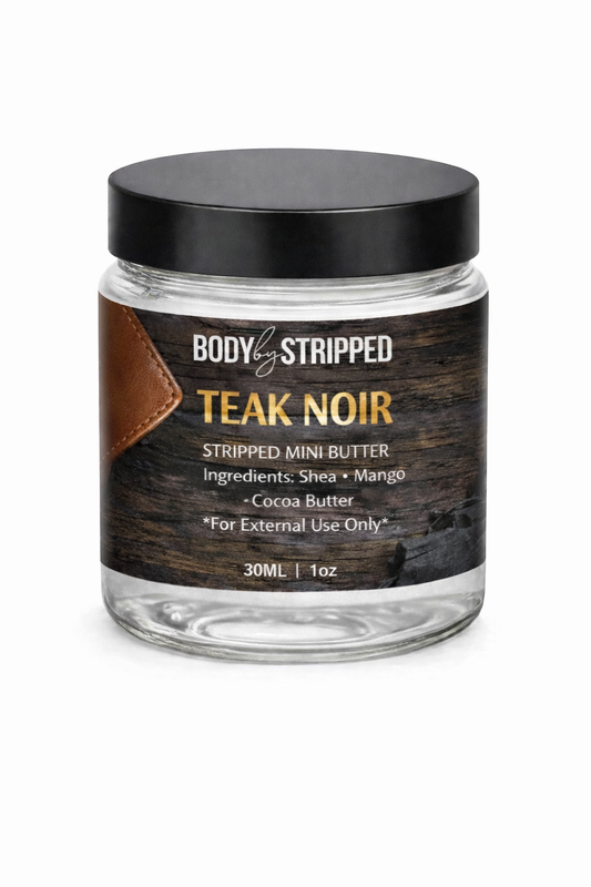 Teak noir body butter