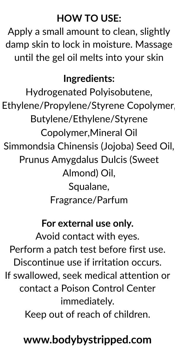 Santal Blanc Hydrating Body Oil (fast absorbing gel formula)