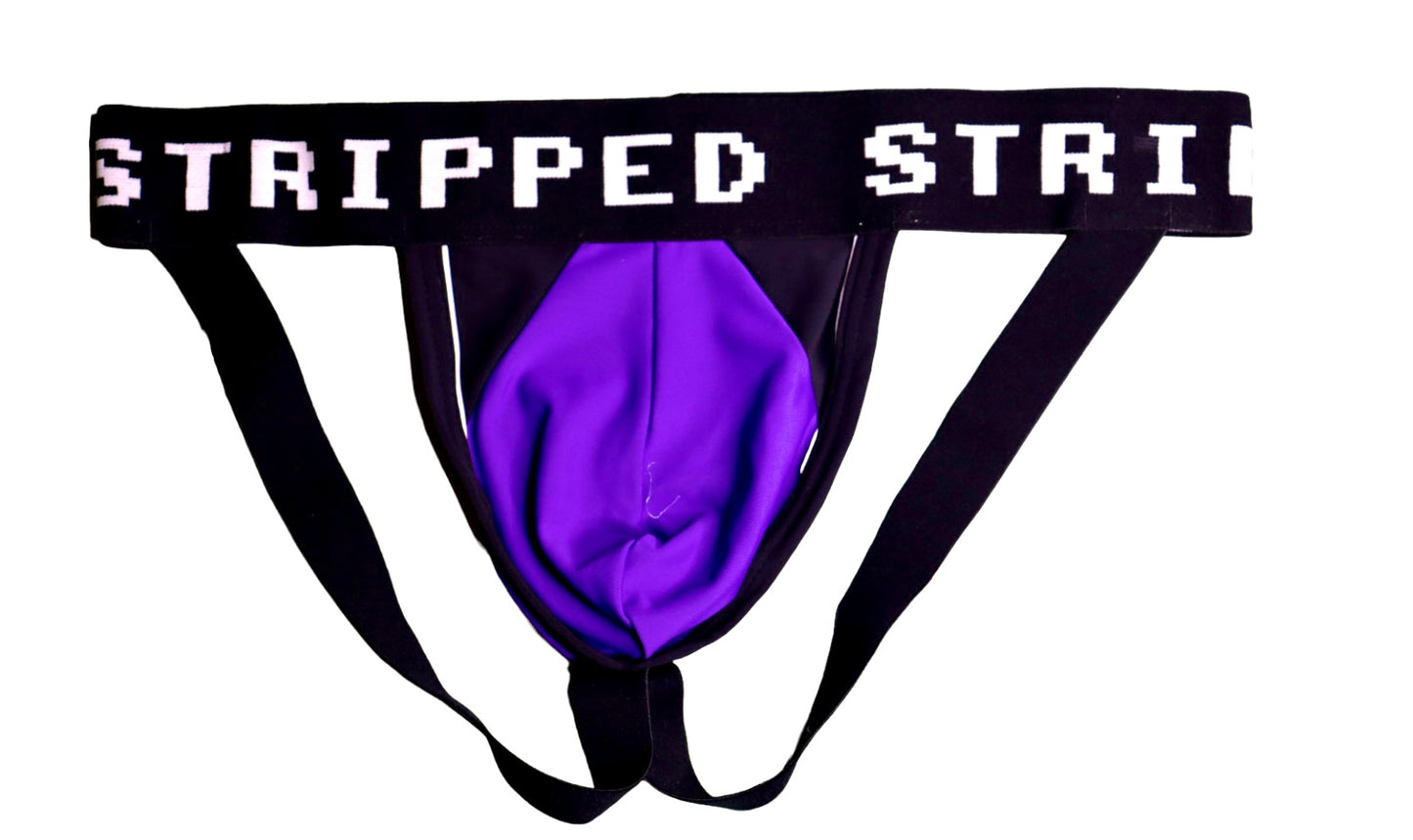 Purple Logo Mania jockstrap