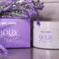 Lavender Rush body butter with shea and mango butter for soft skin
